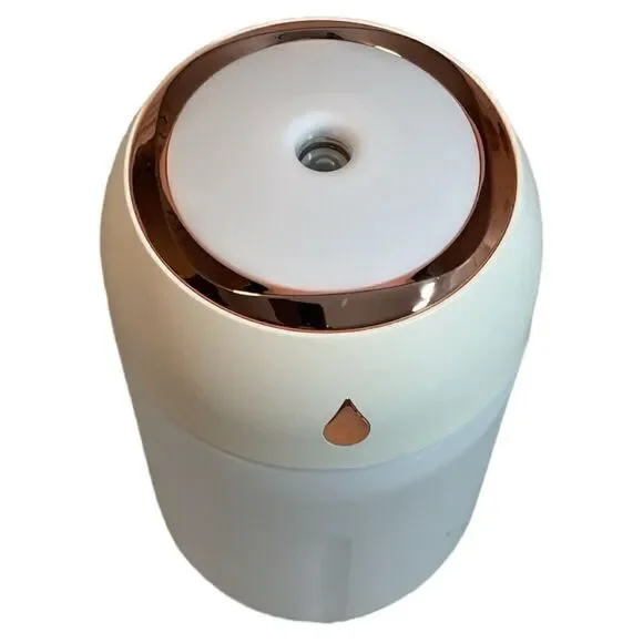 1pc Waterdrop Detail Desktop USB Humidifier, Colorful Light Humidifier For Offic - Picture 2 of 4